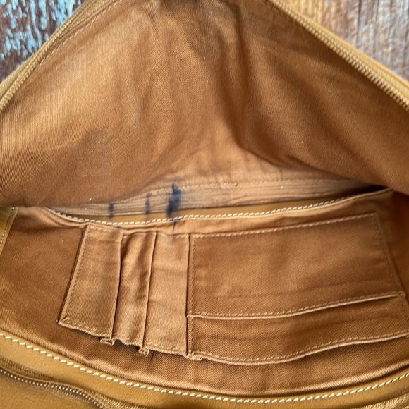 Fossil Everyday Half Flap Cognac Crossbody Handbag - Picture 13 of 13